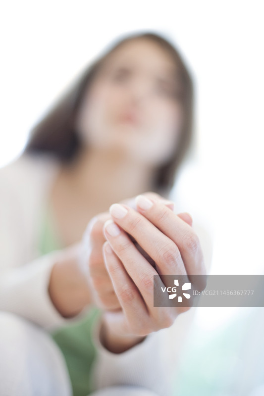 抑郁的女人图片素材