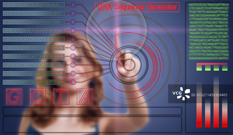 DNA序列生成器图片素材