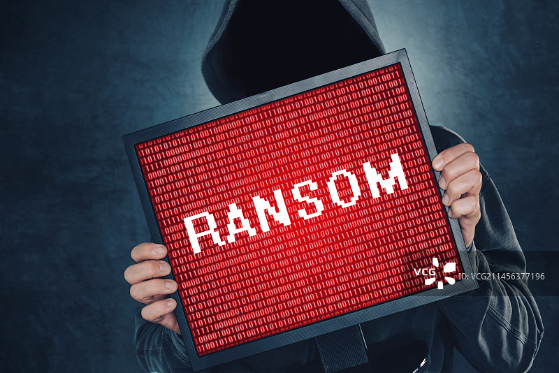 勒索软件电脑病毒概念图图片素材