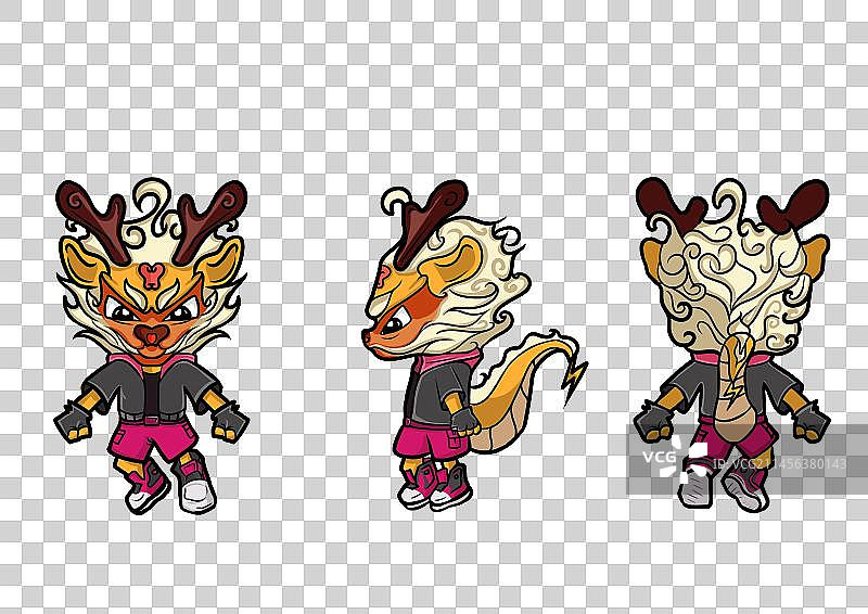 龙年主题IP设计图片素材