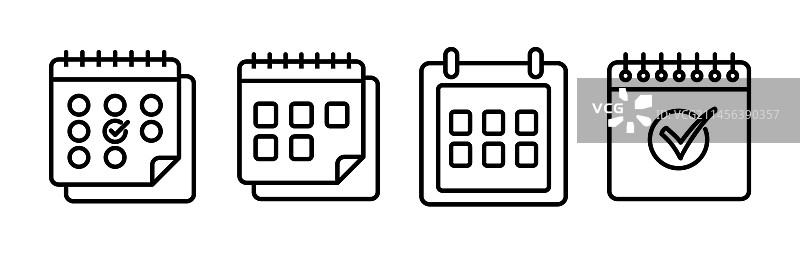 日历图标符号图片素材