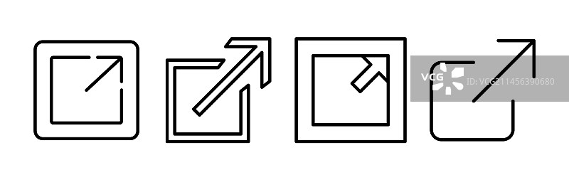 外部链接图标超链接链条符号图片素材