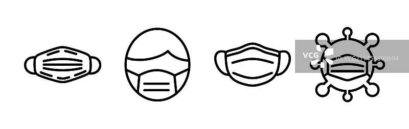 口罩图标图片素材