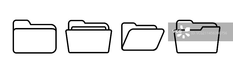 文件夹图标文档图片素材