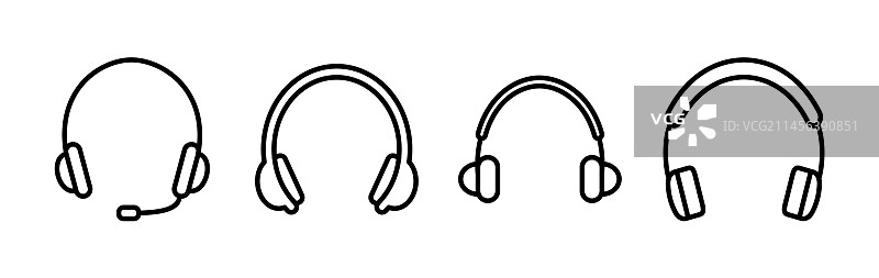 耳机图标图片素材