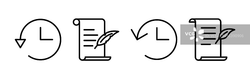 历史图标重做图片素材