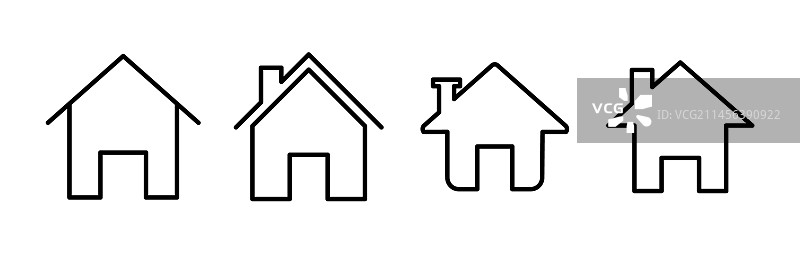 房屋图标图片素材