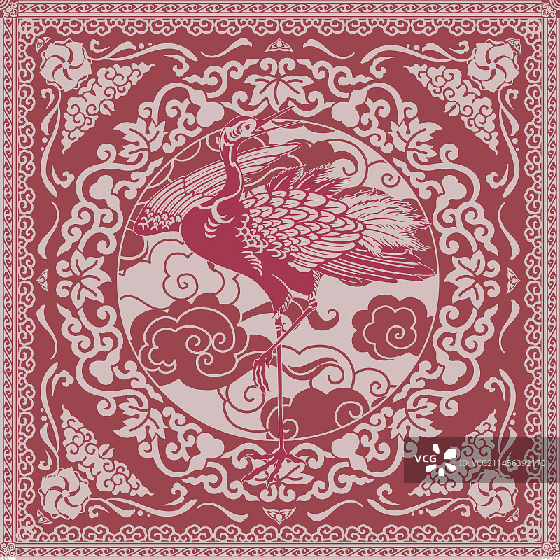 瑞兽吉祥纹样图片素材