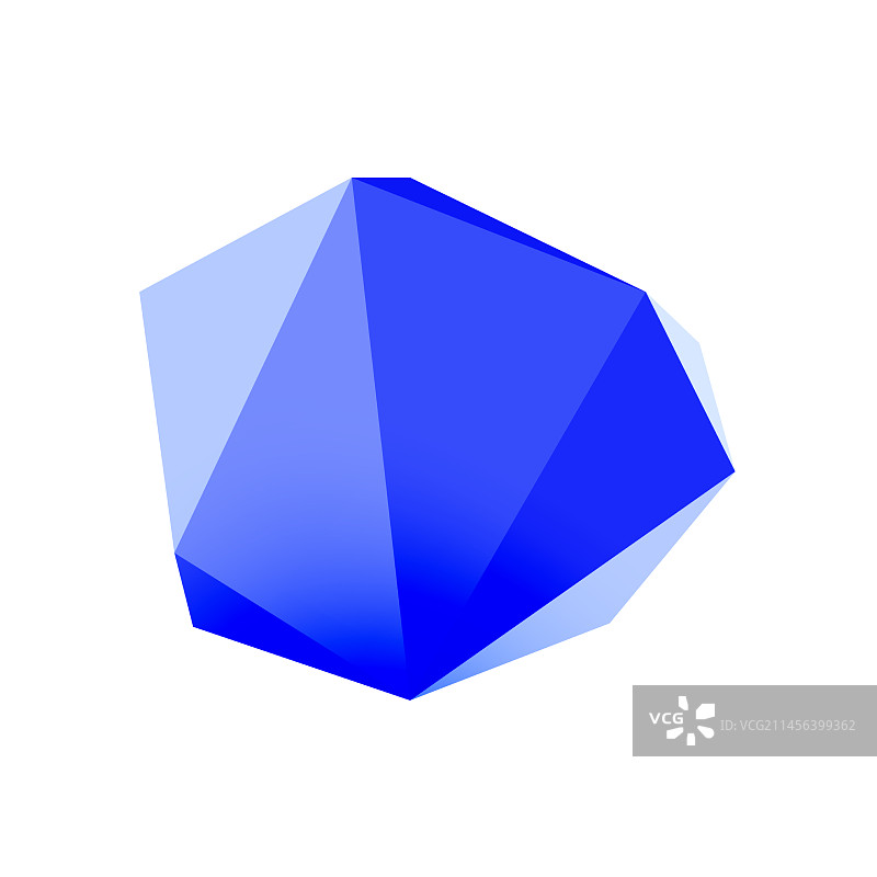 抽象低聚石设计几何三维图片素材