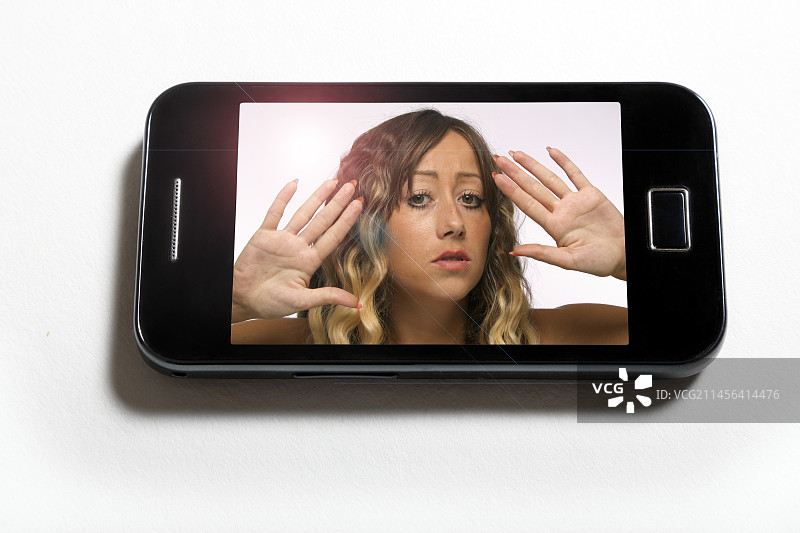 手机成瘾概念图图片素材