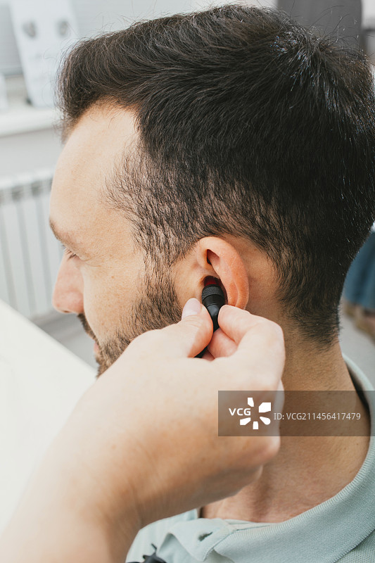 鼓室导抗测听评估图片素材