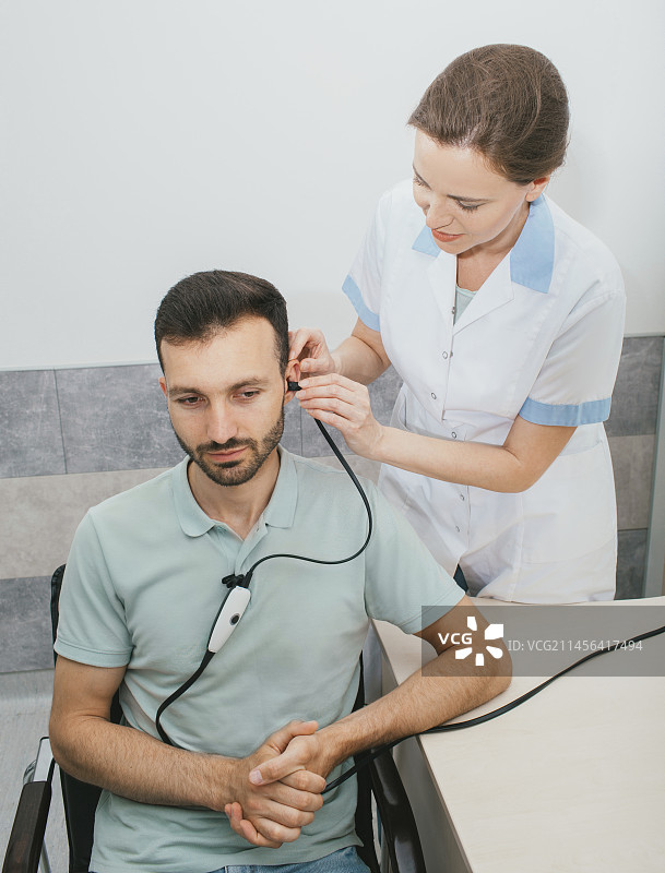 鼓室导抗测听评估图片素材