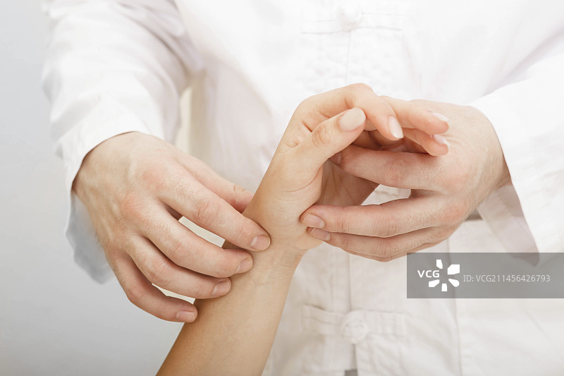 手腕检查图片素材