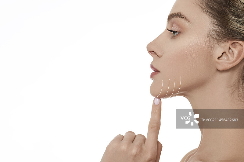 面部年轻化概念图图片素材