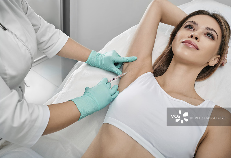 多汗症注射图片素材