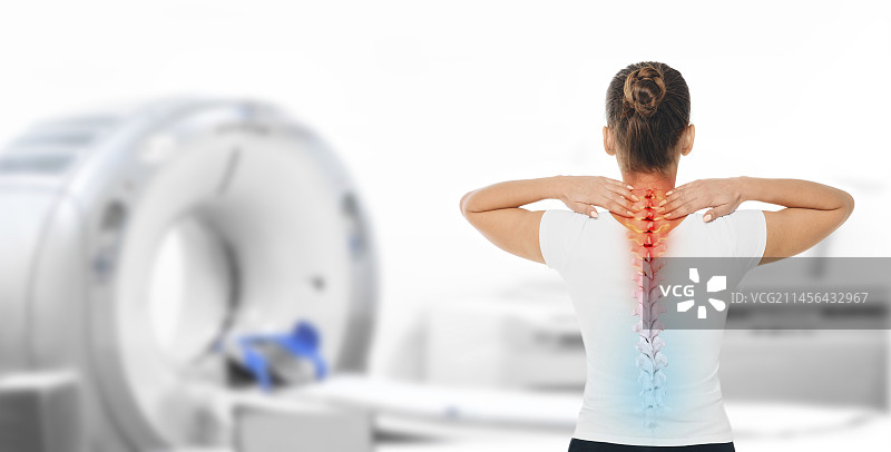 背痛诊断概念图图片素材