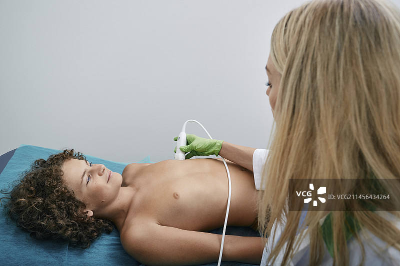 心脏超声波扫描图片素材