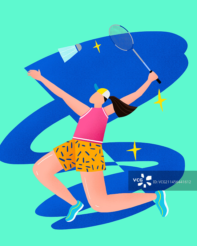 羽毛球运动图片素材