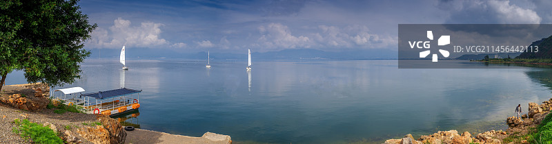 抚仙湖图片素材