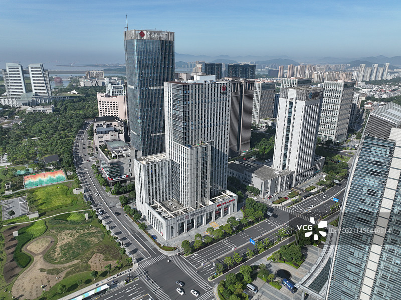舟山市城市建筑风光图片素材