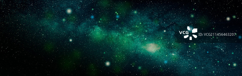 星夜里的银河系图片素材