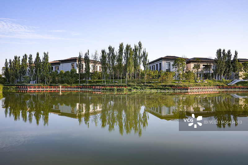 西安国际会议中心和丝路国际会议中心图片素材