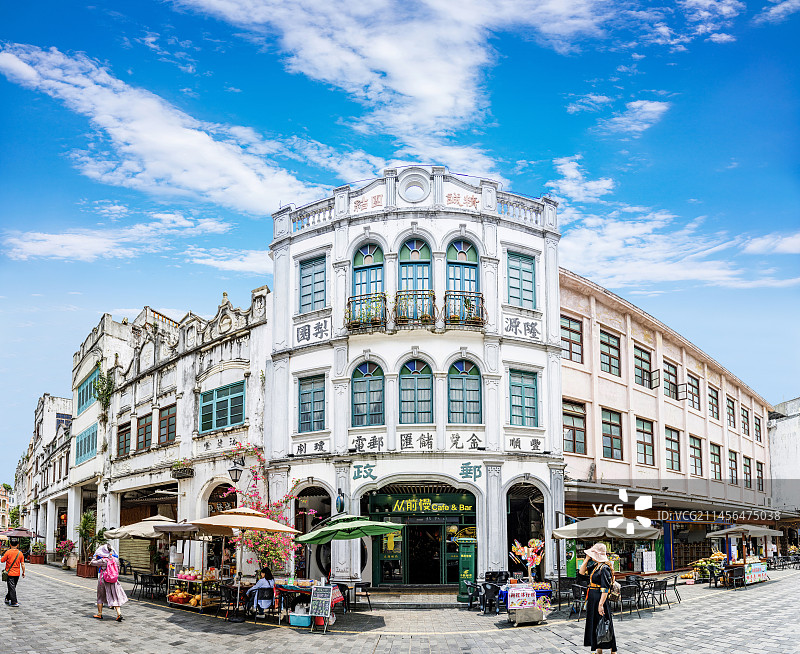 海南海口骑楼老街图片素材