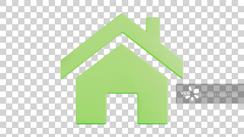 卡通房屋图标图片素材