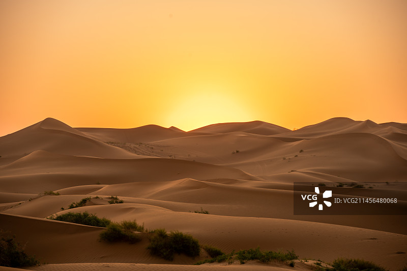 沙漠日落图片素材