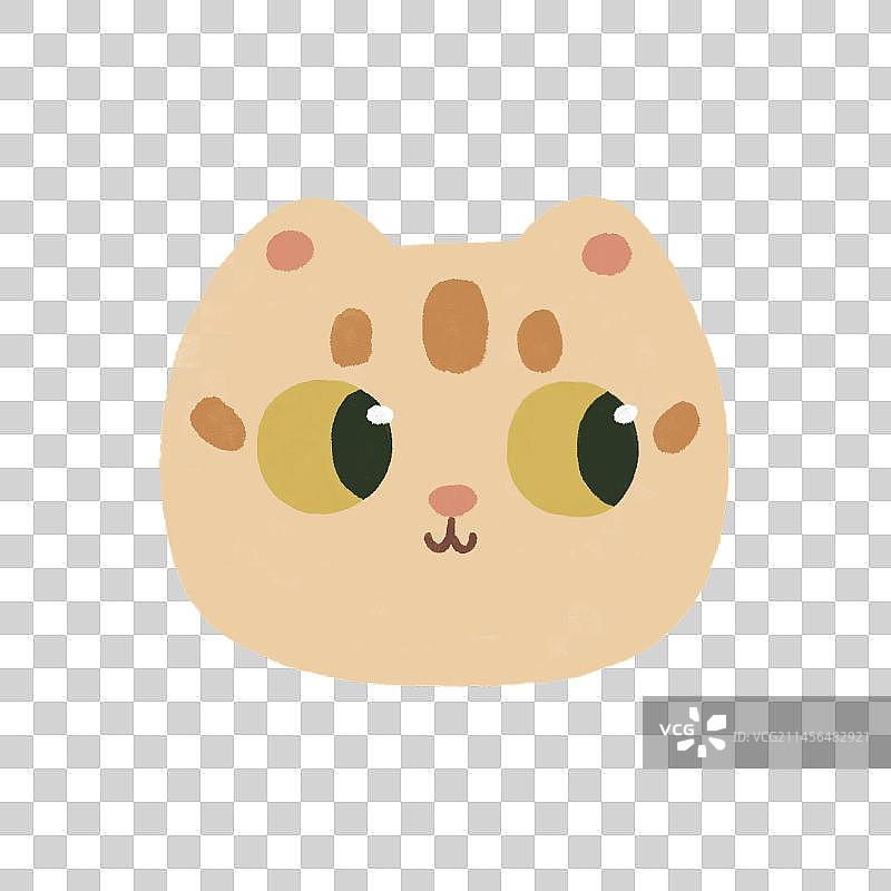 可爱手绘卡通猫咪头像萌萌哒图片素材