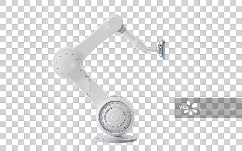 机械臂与智能制造概念3D渲染图片素材