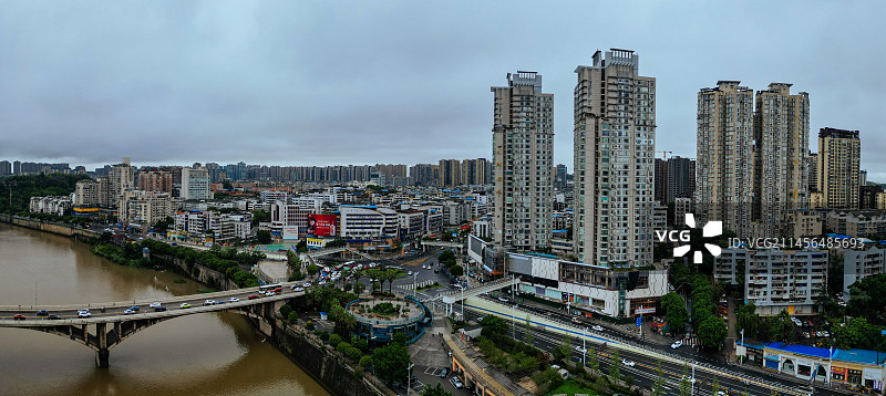 内江 大佛寺 西林大桥 大洲广场 内江外滩 天润大厦 大千园 古西林寺 桐梓大桥图片素材