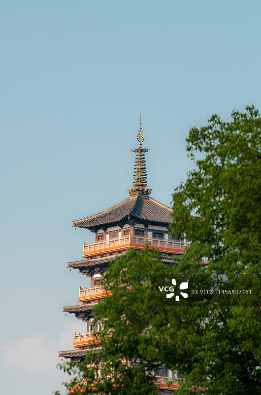 大明寺栖灵塔图片素材