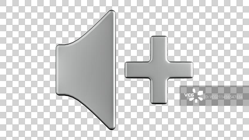 3D音量图标图片素材
