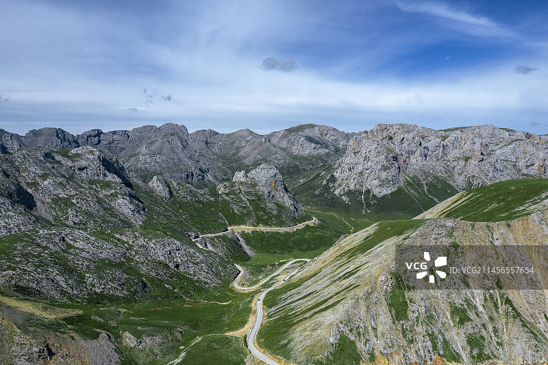 甘南扎尕那甘南藏族自治区江迭公路图片素材