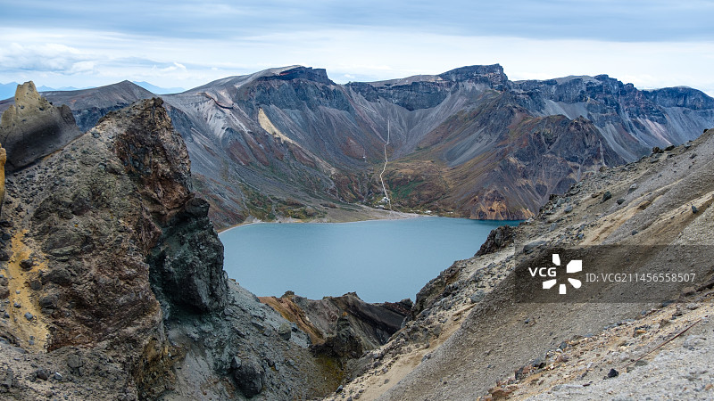 长白山天池图片素材