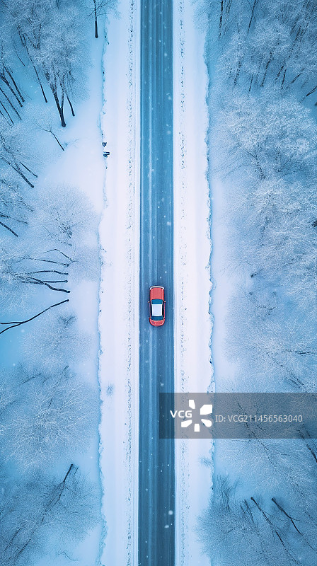 大兴安岭雪景图片素材