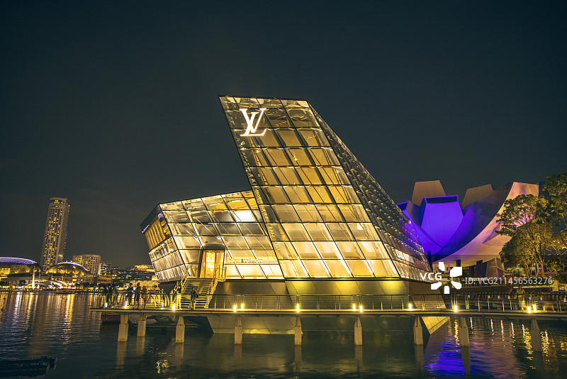 新加坡LV旗舰店图片素材