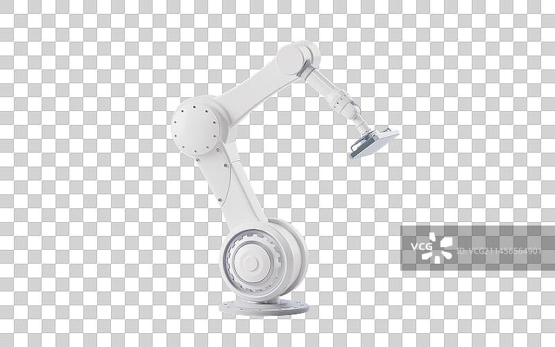 机械臂与智能制造概念3D渲染图片素材