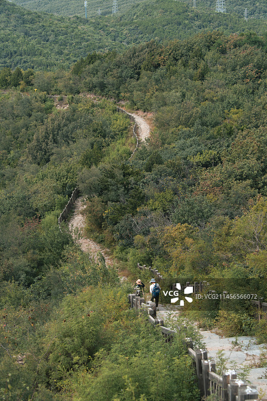 秋季徒步图片素材