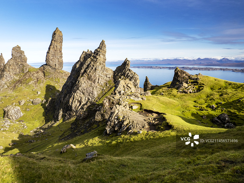 苏格兰斯凯岛斯托尔老人峰图片素材
