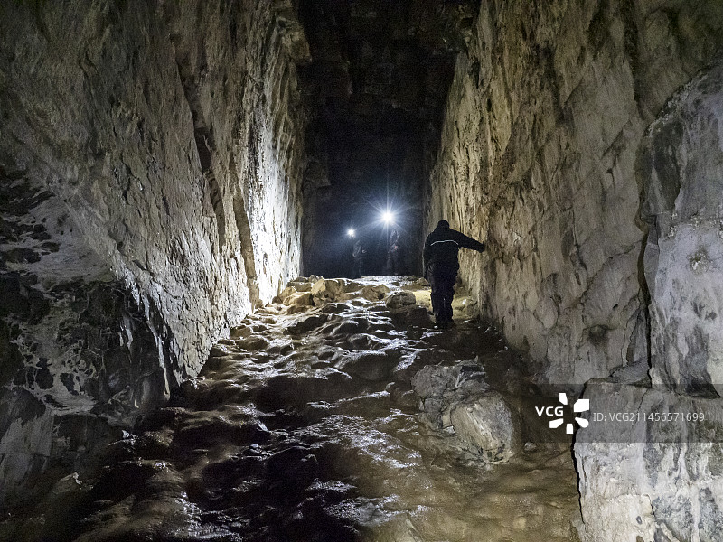 斯凯岛斯帕洞穴，英国苏格兰图片素材