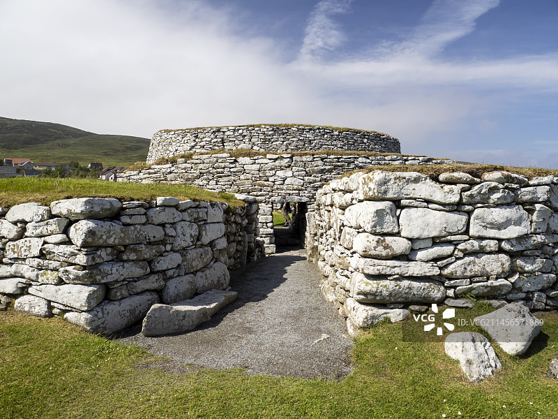 克利基明布罗赫，设得兰，苏格兰，英国图片素材