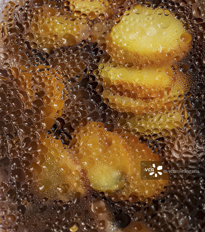 食物容器内的内部冷凝水图片素材