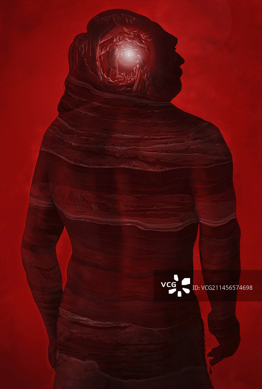 尼安德特人艺术家概念图图片素材