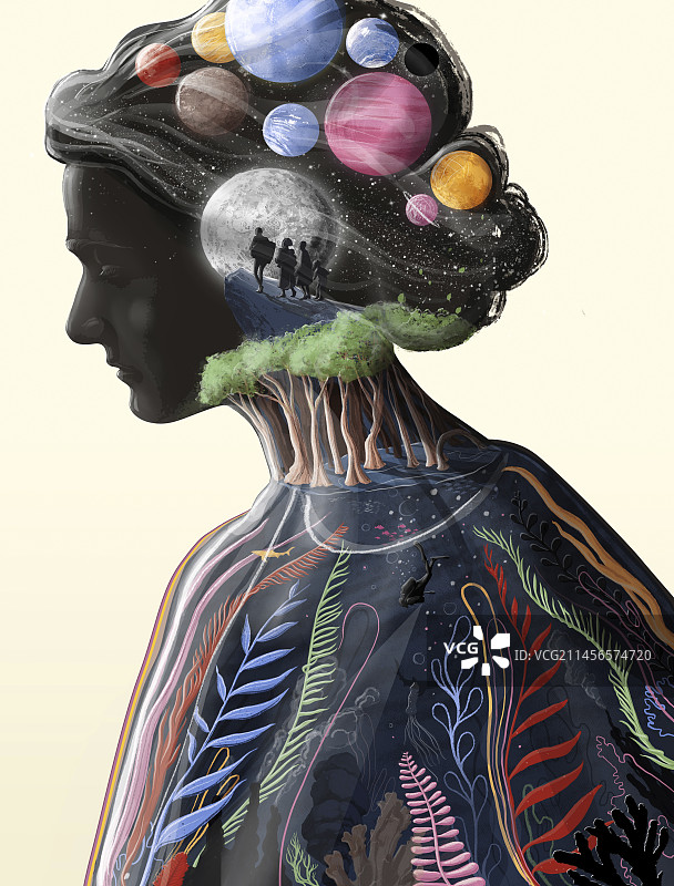 祖先概念插画图片素材