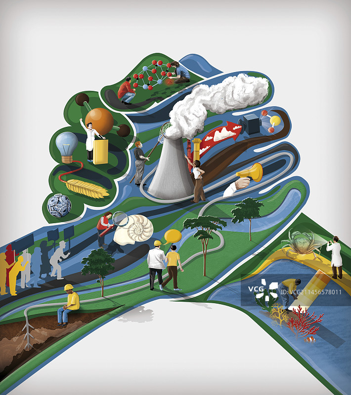 气候协议概念插图图片素材