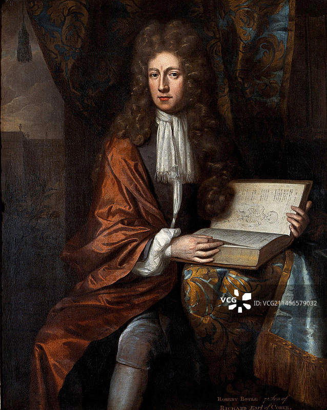 爱尔兰裔英国化学家罗伯特·波义耳图片素材