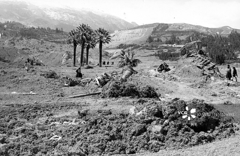 1970年安卡什地震造成的破坏图片素材