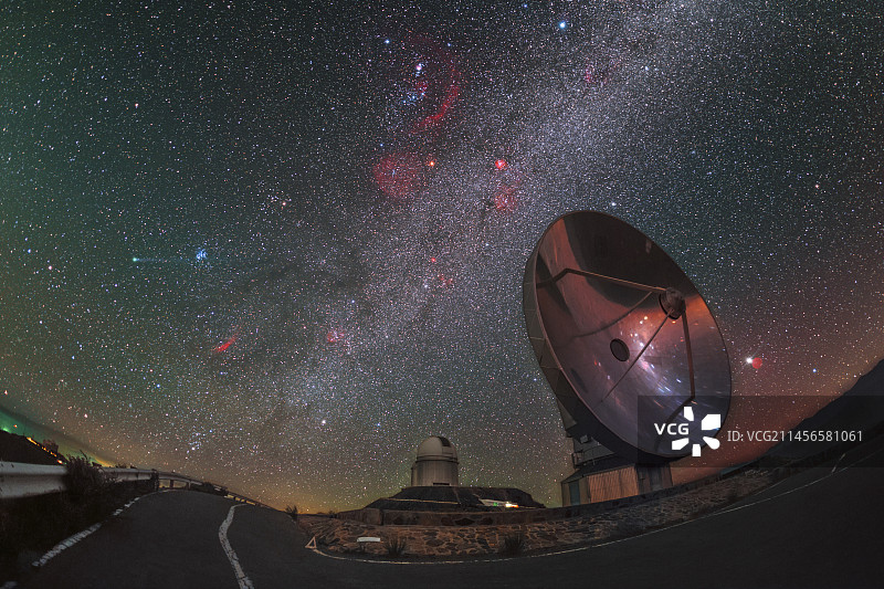 Lovejoy彗星，拉西拉天文台，智利图片素材